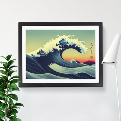 XH1022-2409X Crashing Japanese Wave Vol.3 - Single Picture Frame Print