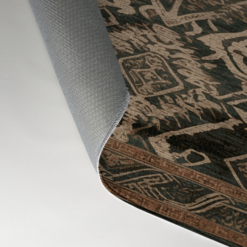 Tapis intérieur et extérieur ArtDeco, Rectangle 9 pi x 12 pi