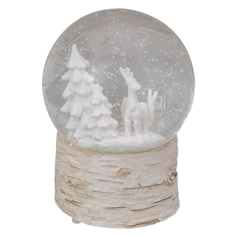 Boule à neige blanche 5,5 po