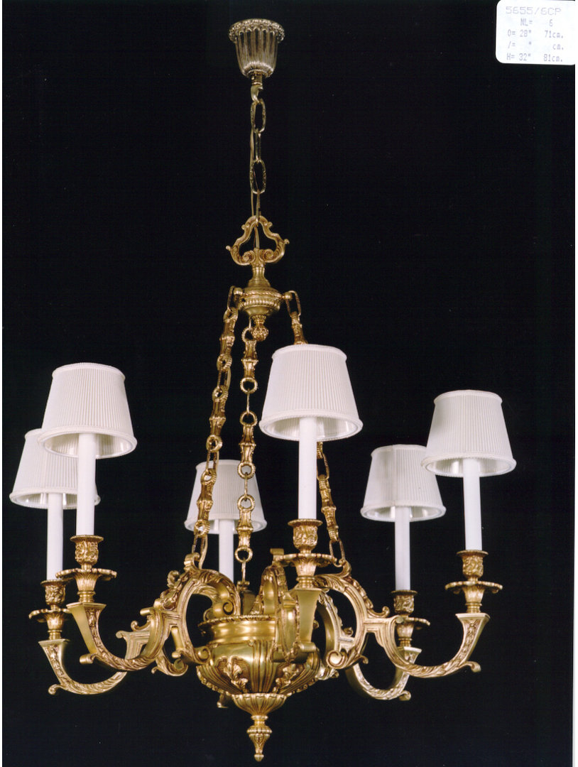 Cowie 6-Light Shaded Chandelier