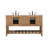 Pelaghia 60'' Double Bathroom Vanity with Marble Top-57367820