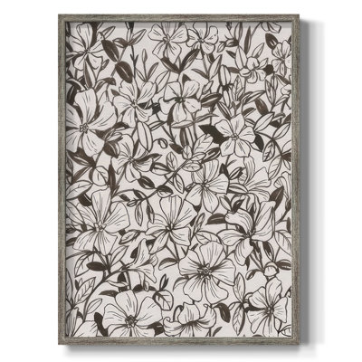 Periwinkle Daze II Framed Print - Solid Wood