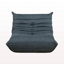 Chaise d'appoint de luxe capitonnée à boutons capitonnés en microfibre et meubles de salon 1 pièce