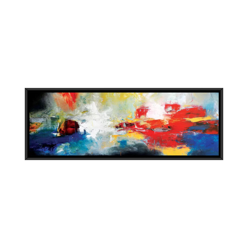 «Flowing Breath» par Andrada Anghel - Estampe numérique sur toile tendue avec châssis, H 16 po x l 48 po x P 1,5 po