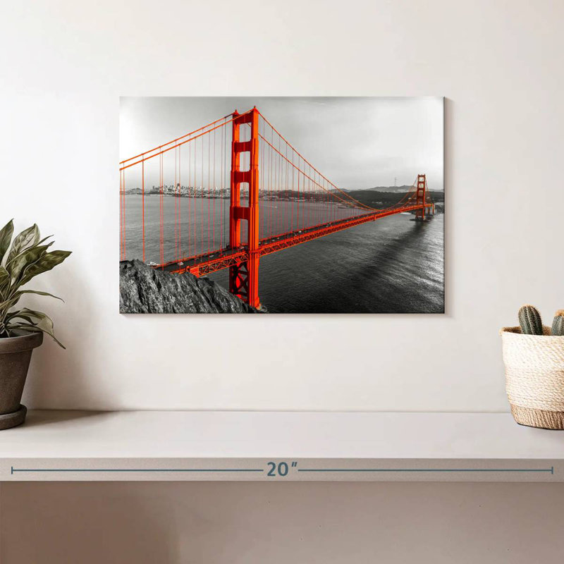 Lilie Pop Golden Gate Bridge, H 8 po x l 12 po