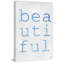 Marquis Beautiful Indigo - Typography on Canvas-37570694