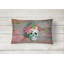 Coussin lombaire à la fête des fleurs mortes de crâne