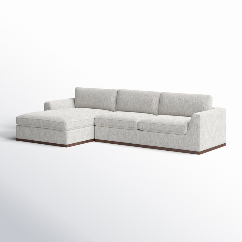 Colt Modular Chaise Sectional, Left Hand Facing, Merino/Cotton