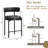 Najira Upholstered 24'' Counter Stool with Metal Frame-1210974793-1210974794