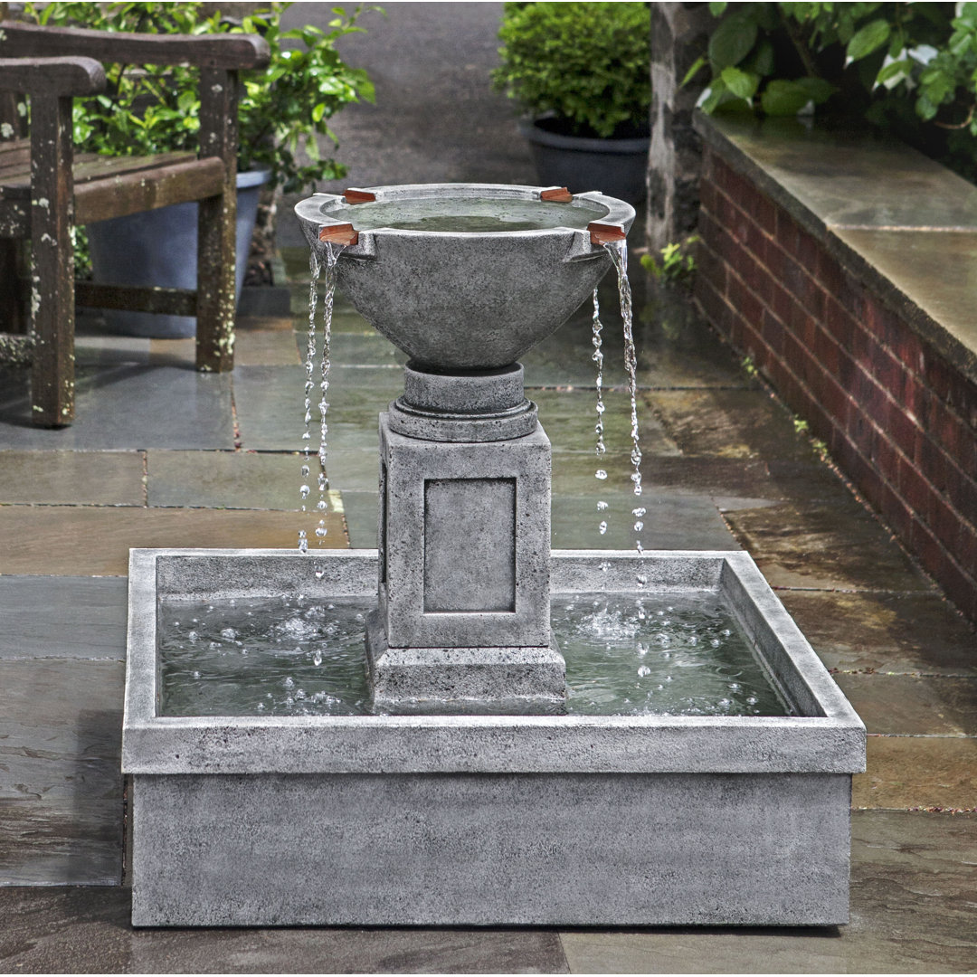 Rittenhouse Hand Crafted Weather Resistant Floor Fountain Campania International 