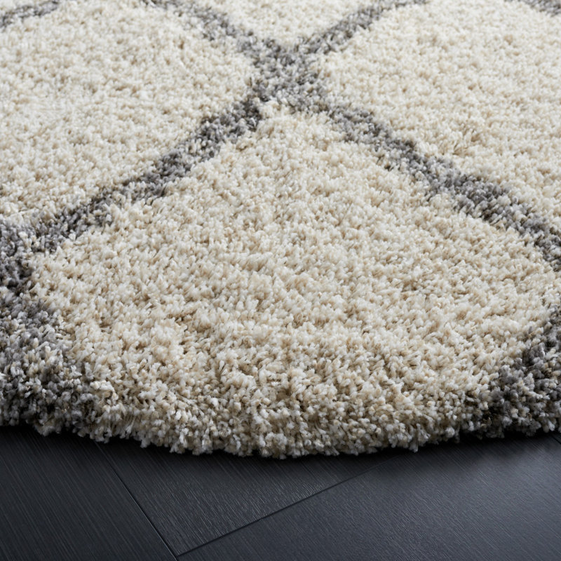 Rizco Shag Performance Geometric Rug, Runner 2'3" x 8'