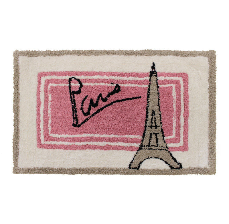 Tashia Cotton Non-Slip Bath Rug