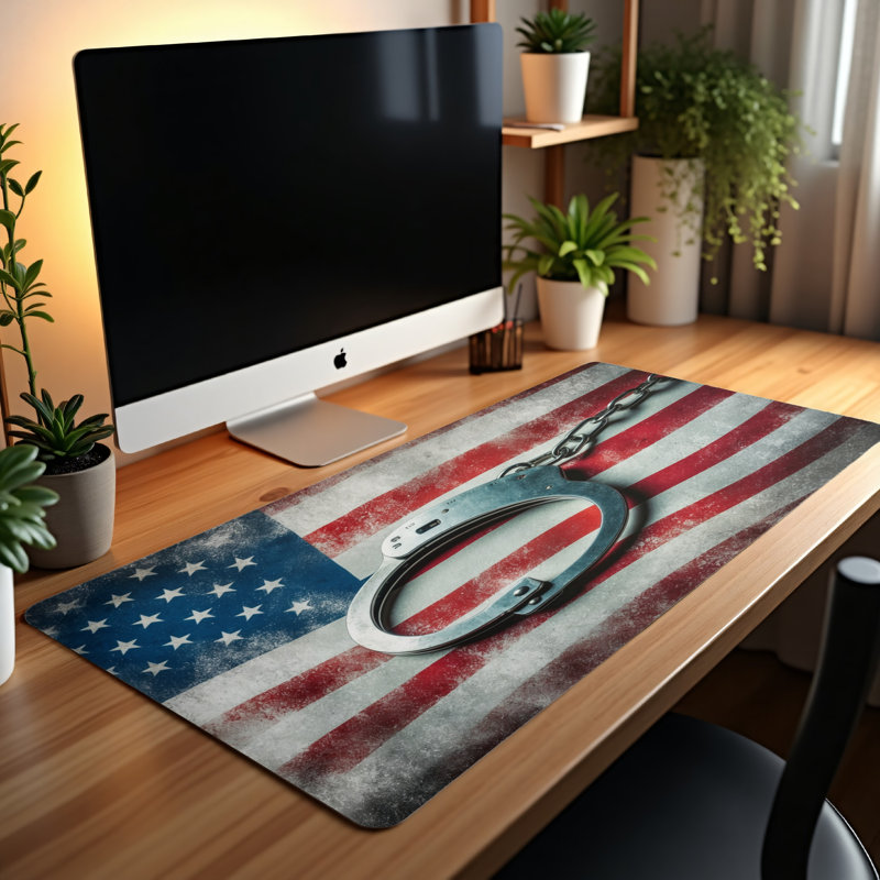 Polyester Desk Pad, 31.5x15.5