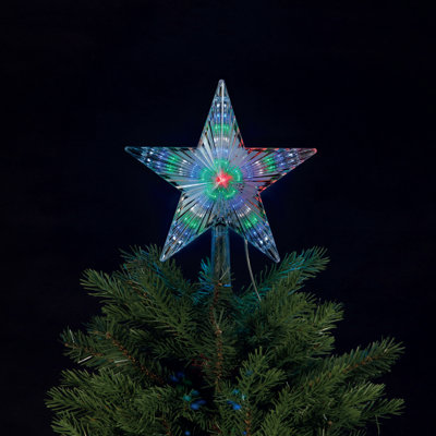 20cm Trees & Wreaths Lighted Tree Topper