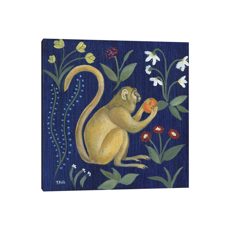 Venezia Monkey Garden I by Tava Studios - Gallery-Wrapped Canvas Giclée on Canvas, Wrapped Canvas
