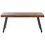 Dining Table Anayat Dark Brown Wood-231842332