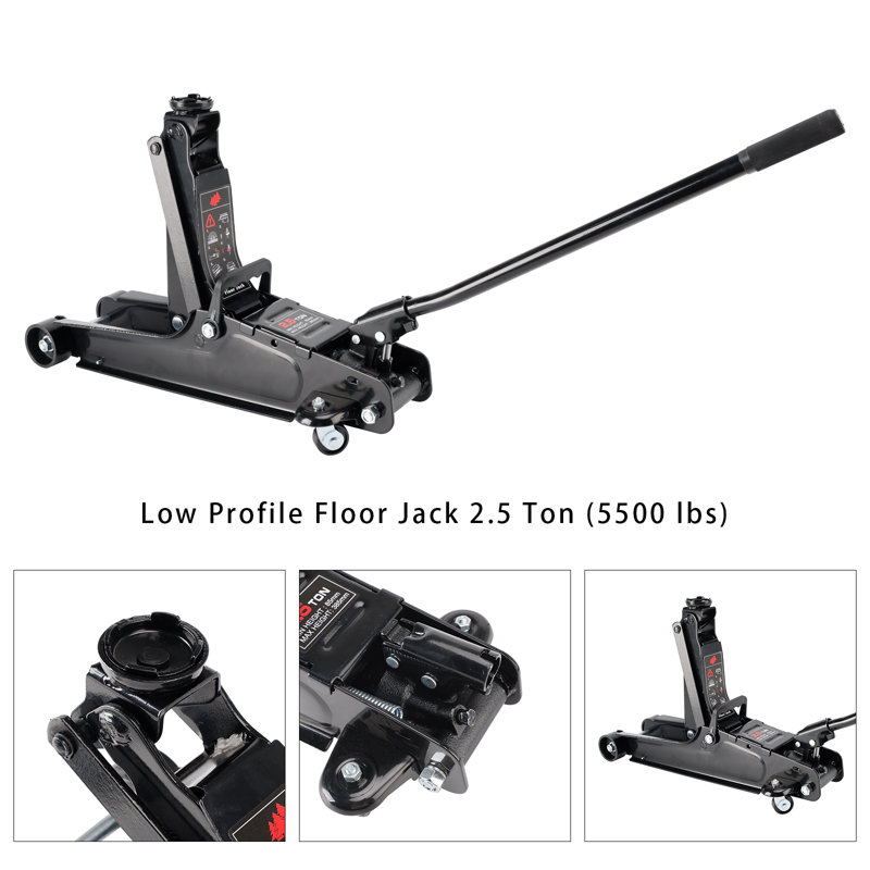 Cric de plancher 2,5 Tonnes