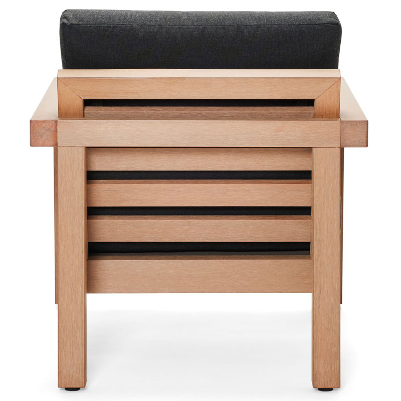 Sierra Outdoor Lounge Chair, Graphite