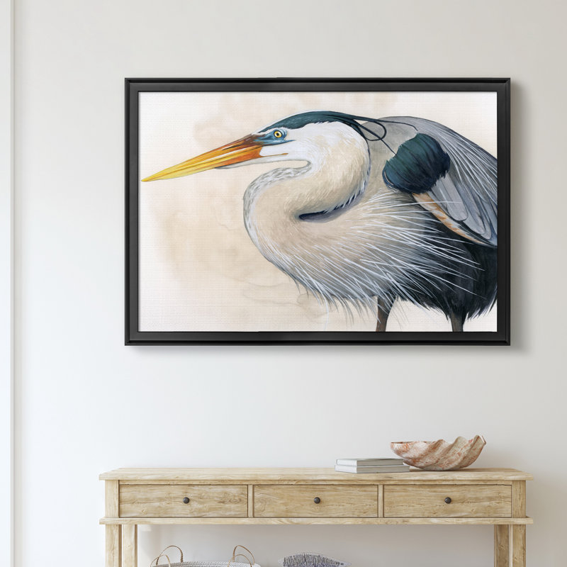 «Blue Hunter I», impression sur toile encadrée, H 22,5 po x l 30,5 po x P 1,5 po, Noir