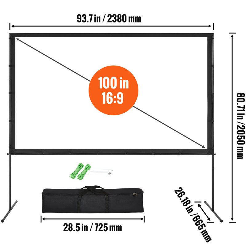 Stellweilan Tessberg Outdoor Fixed Frame Projector Screen Projector Screen