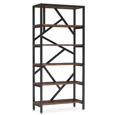 Modern Sturdy Bookcase with Versatile Shelf Display