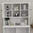 Two-Compartment Tilt-Out Dirty Laundry Basket Tall Bathroom Cabinet