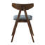 Chaise d'appoint Argjela en noyer