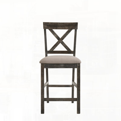 Ensemble de chaises à hauteur de comptoir en bois de qualité pour une construction durable