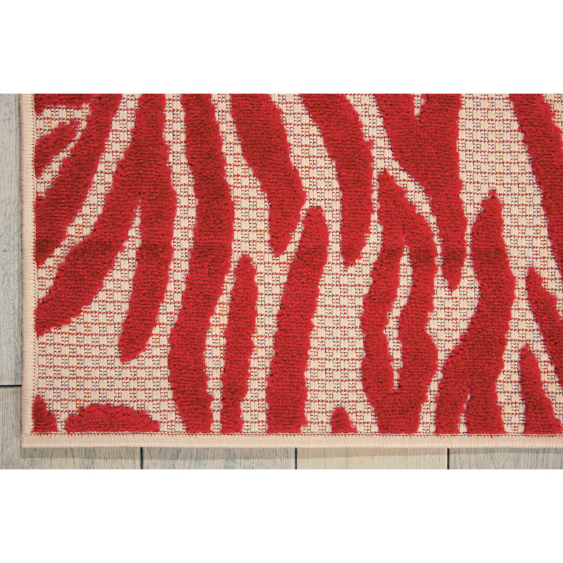 Strickland Animal Print Area Rug, Rectangle 160 x 226cm