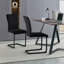 Chaise rembourrée moderne en velours sans accoudoirs-753533309