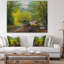 «Summer Forest in Beautiful River - Landscape», peinture-34312553-34312554