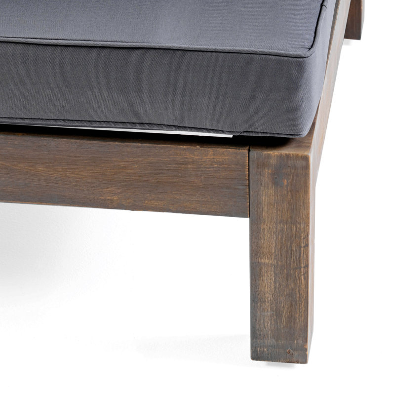 Chaise club Oana, Tissu gris, Gris