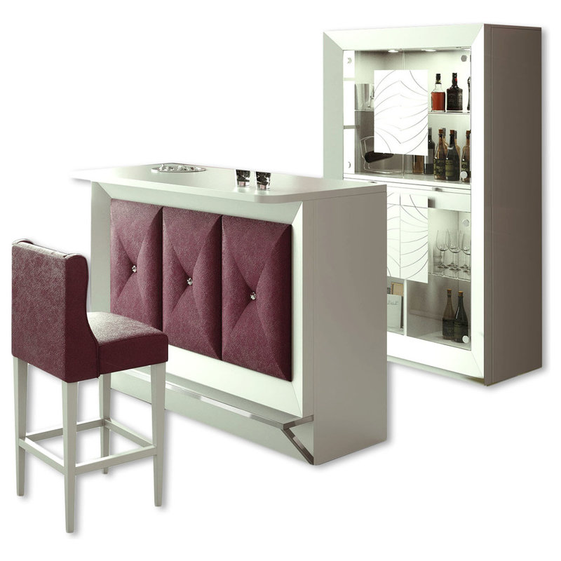 Ensemble de bar Saphire, Mat