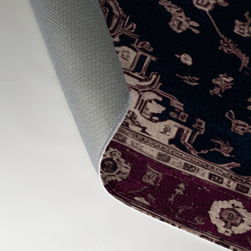 Tapis mauve intérieur et extérieur surteint, Rectangle 9 pi x 12 pi