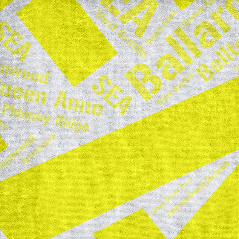 Bath Towel, Seattle, Yellow, Microfiber