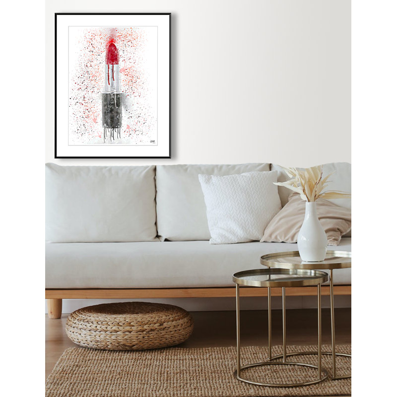 Red Lipstick - Single Picture Frame Print