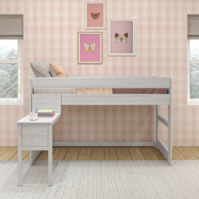 Irma Kids Twin Loft Bed with Desk