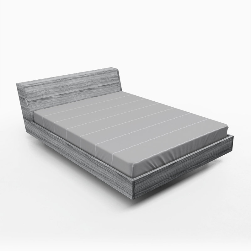 Microfiber Fitted Sheet, Full Fitted Sheet, Gray, Striped 1