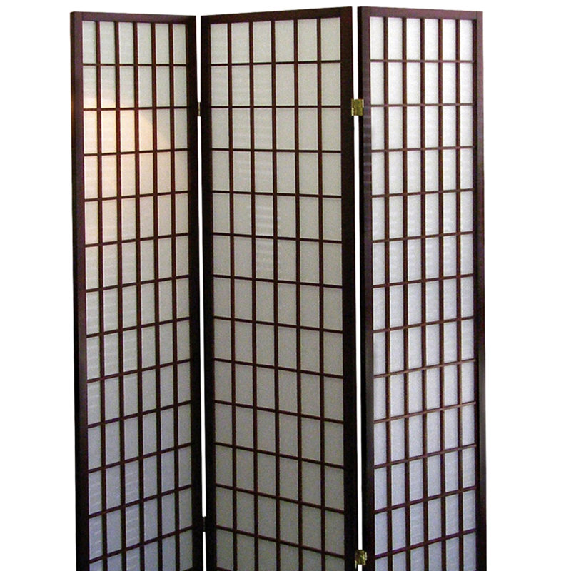 3 cloisons d'intimité d'inspiration japonaise, 70 po de hauteur, cloison de cerisier, cerisier pliable