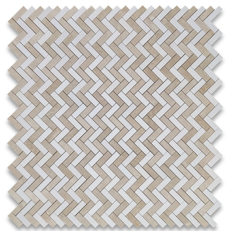 13" x 12" Marble Mosaic Wall & Floor Tile