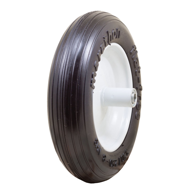 13" Ribbed Flat Free Wheelbarrow Tire