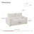 78" W Polyester Upholstered Reclining Loveseat with Power Headrest And Footrest-2111540595-2111540604