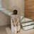Square Faux Marble and Concrete End Table-183224209-183224223