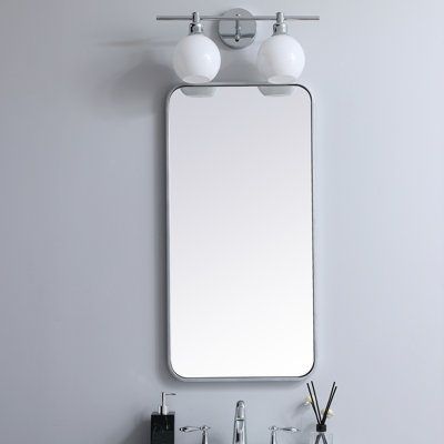 Sabine Metal Rounded Rectangle Wall Mirror