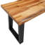 Banc en bois massif 63 po Latitude Edge® Live Edge-796795058