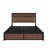 Wood Platm Bed With Drawers