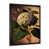 Impression noire sur toile encadrée