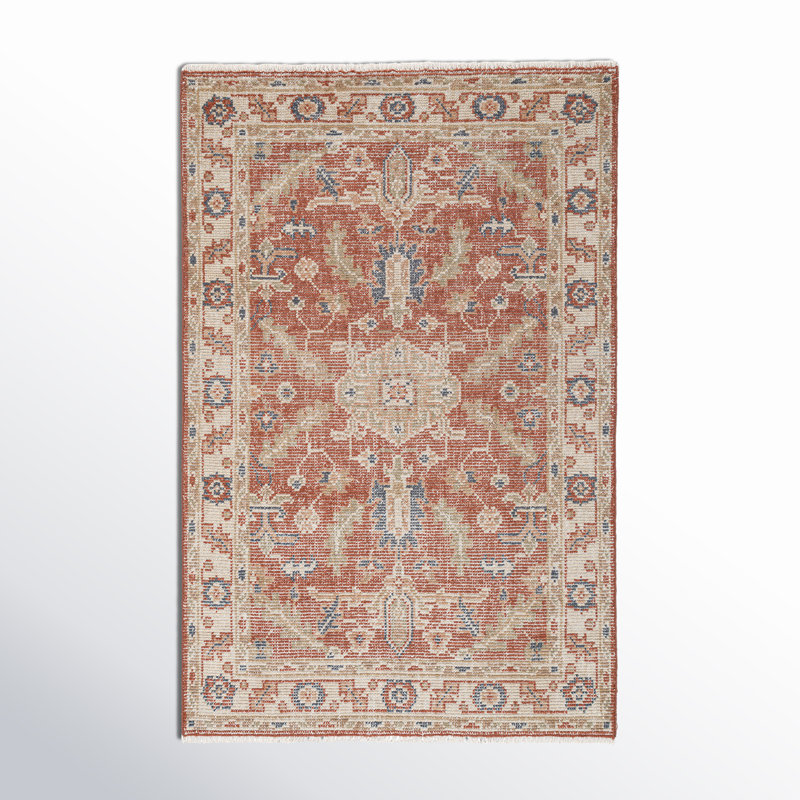 Birch Lane™ Hand Knotted Wool Farida Rug, Rectangle 5' x 8'