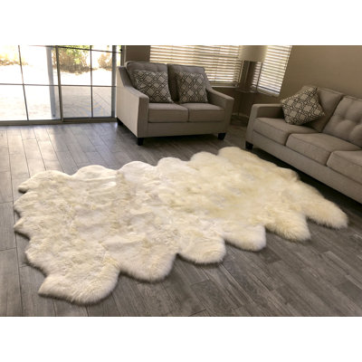 Wickstrom Performance Faux Sheepskin Washable Indoor Rug