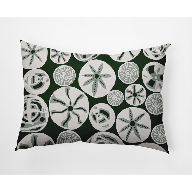 Housse et insert de coussin rectangulaire en faux lin Algoa Treasure, Vert foncé